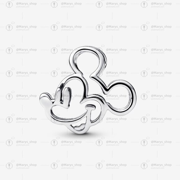 Pandora Disney Mickey Mouse Openwork Charm - Picture 3 of 6